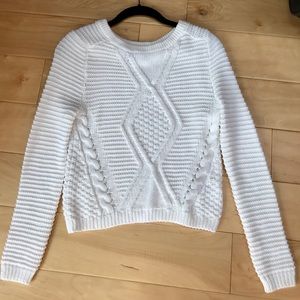 H&M white sweater